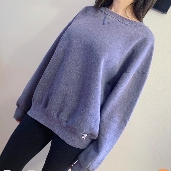 Vtg Russell Crewneck in purple - Picture 2 of 3